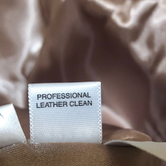 Ann Taylor 100% Genuine Leather Camel Jacket - Picture 6 of 6